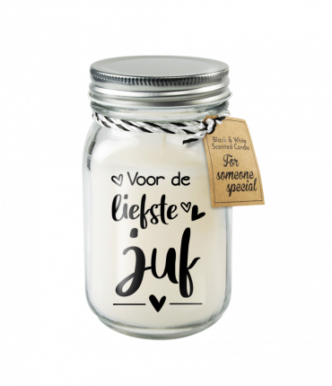 Black & White scented candles - Juf