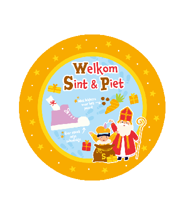 Decoration sign - Sinterklaas schoenzetmat