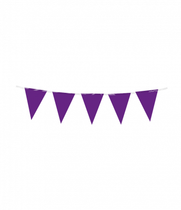 Mini party flags PE - Purple