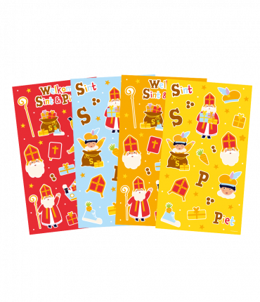 Stickers - Sinterklaas stickervellen