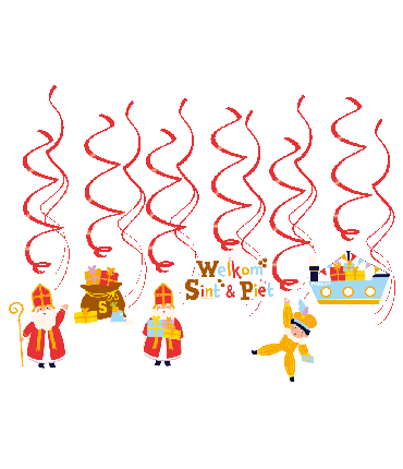 Swirl decorations - Sinterklaas