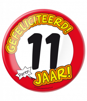 Button XL - 11 jaar