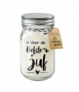 Black & White scented candles - Juf