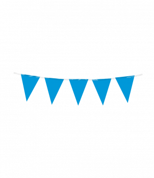 Mini party flags PE - Blue