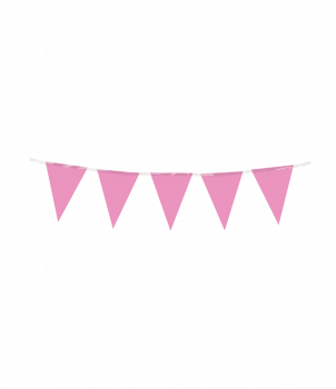 Mini party flags PE - Fuchsia