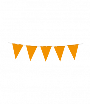 Mini party flags PE - Orange