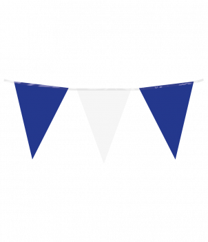 Party Flag PE - Navy Blue White